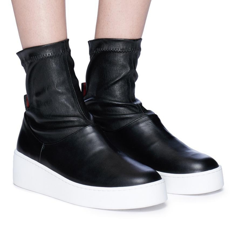 Robert Clergerie Teniera Leather Sock Sneaker 39